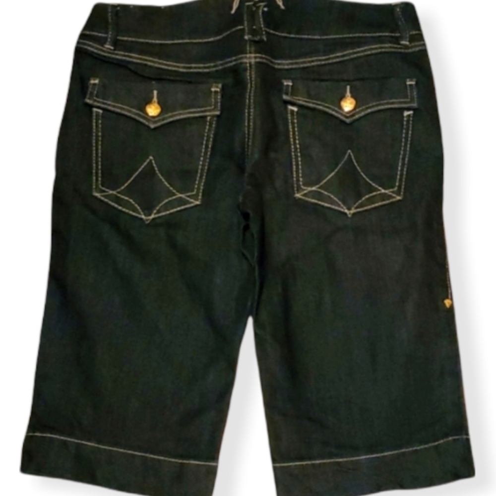 Marc Ecko🖤PRISM A sentiment mid length jean shorts, size 7